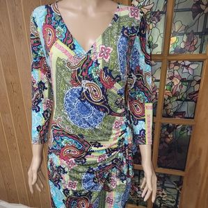 Comfortable dress stretch. NY&C long sleeve different color, SZ Small